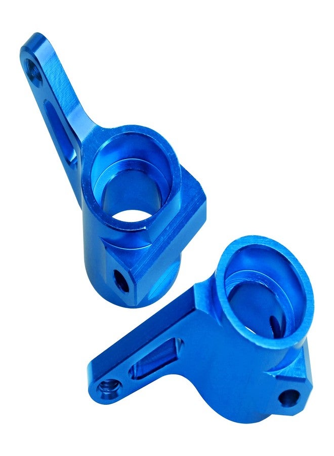 CrazyHobby Aluminum Front Steering Blocks & Caster Blocks Kit with Ball Bearings Upgrades Parts for 1/10 Traxxas Slash 2WD Stampede Rustler VXL, Replace 3632 3736 (Blue) - Image 5